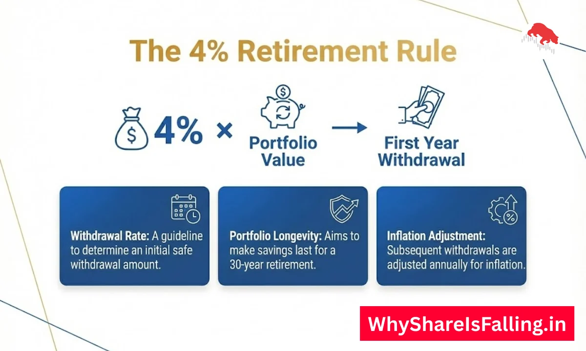 The 4% Retirement Rule | Whyshareisfalling.in