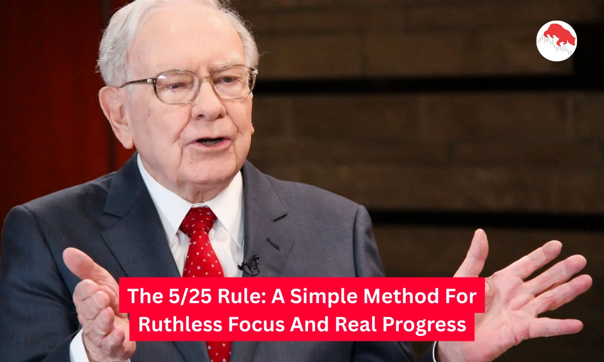 The 5/25 Rule: A Simple Method For Ruthless Focus And Real Progress