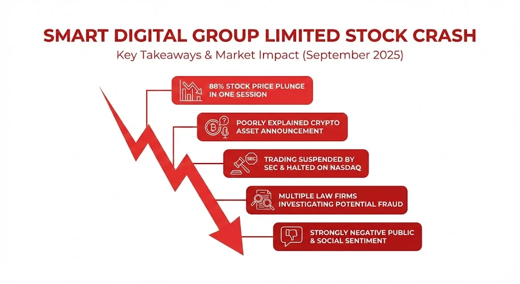 Smart Digital Group Limited Stock Crash Raises Fresh Concerns Over Micro Cap Risks