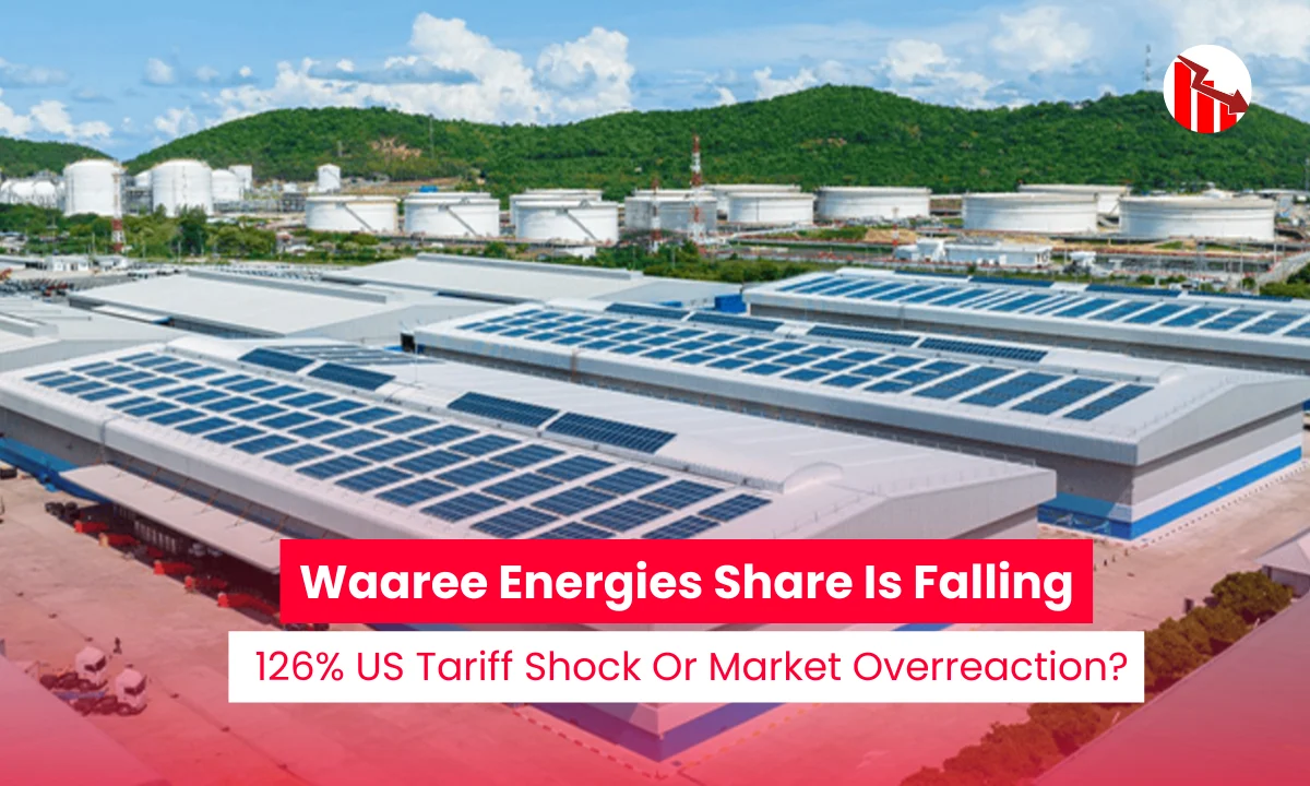 Waaree Energies Share Is Falling: 126% US Tariff Shock Or Market Overreaction?