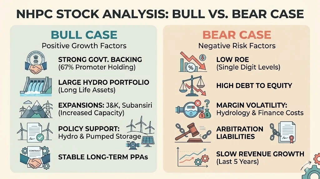 Is NHPC Stock Good To Buy? (Bull Case & Bear Case)